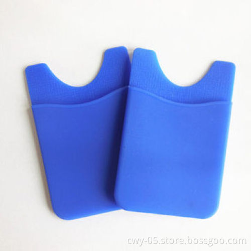 Silicone mobile card case holder, measures 87*57mm